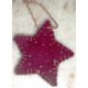 Felted Christmas Beaded Star