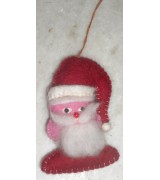 Felted Santa With Christmas Hats