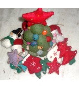 Felted Christmas Mixed Gift Package 