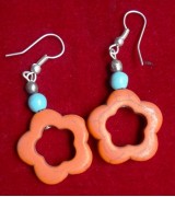 Yak Bone Pendant Ear Ring