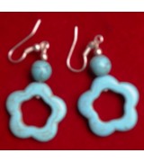 Yak Bone Pendant Ear Ring
